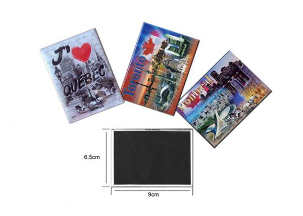 Tinplate Souvenir Fridge Magnet 90 X 65mm Promotional Tourist Gift For