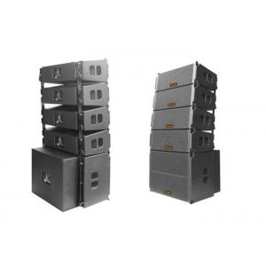 China 250W Black Plywood  Live Speaker System 8 Inch Line Array Speaker For Events supplier