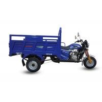 China 4 Stroke Three Wheel Cargo Motorcycle 150cc Auto Cargo Loader Blue Orange on sale