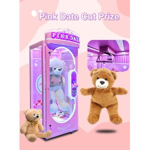 China 250W Pink Date Arcade Machine Coin Operated Cut The Rope Claw Machine Selfdeveloped on sale