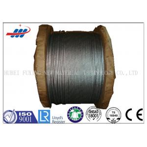 China 6*7+FC High Carbon Galvanized Wire Rope 1570-1770MPA Tensile Strength supplier