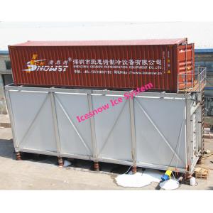 China 30T Containerized Flake Ice Machine Plant for Concrete Cooling System supplier