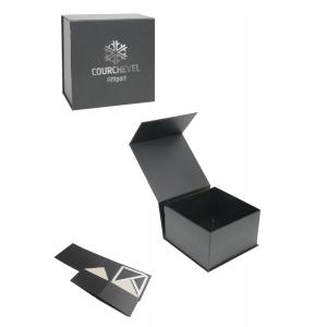 China Black Foldable Shoe Box with Magnet Closure, Custom Logo Book Shaped Gift Box Apparel Paper Packaging supplier
