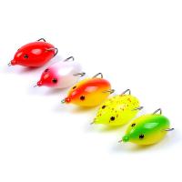 China 5 Colors  5.50CM/12.20g Frog Lure Mullet Snakehead Fish Soft Bait Fishing Lure on sale