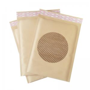 Plastic Free Biodegradable Paper Mailing Bags Honeycomb Cushion For Delivery