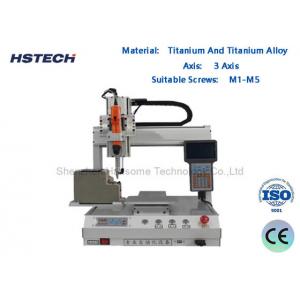 Step Motor Photoelectric Switch Screw Locking / Fastening Machine With 3 Axis HS-SL331