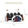 Experimenta el futuro simulador espacial de realidad virtual con pantalla grande, equipo de juego de realidad virtual 9D VR Cinema, venta directa de tecnología avanzada y alta resolución.