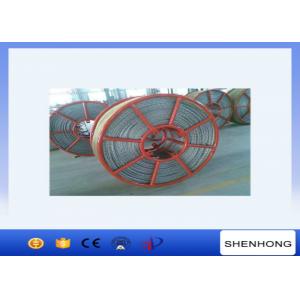 China Steel Pilot Anti Twist Wire Rope Six Squares 12 Strands Transmission Line Stringing supplier