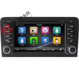 China Capacitive Screen Audi Car Dvd Player , Double Din Car Media Player With DVD Speed Reading supplier