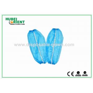 PE / Plastic Detectable Disposable Arm Sleeves With Metal Ribbon