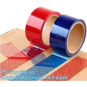 China transfer high residue tamper evident security void tape，Anti Tamper Proof Evident Security Warranty Void Tape bagease supplier