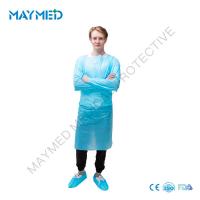 Disposable SMS PE Thumb Up Medical Protective Apron
