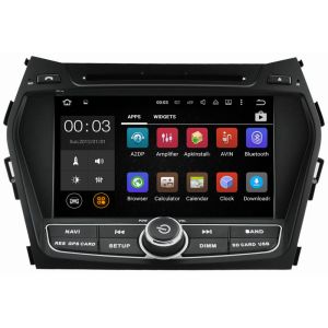 China Ouchuangbo car multimedia stereo Head unit android 7.1 for Hyundai IX45 2012 with 3g wifi 16GB Flash dual zone AUX wholesale