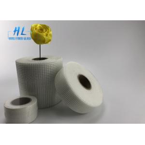 China 45mm * 90m White Color Self Adhesive Drywall Tape , Adhesive Fiberglass Mesh Tape supplier