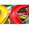China Fun Outdoor Adult Fiberglass Water Slides CE , Customized Length for Water Park wholesale