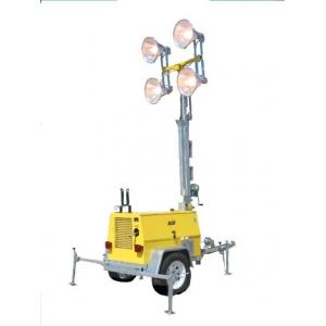 China 3 Phase Light Tower Generator Lcd Display High Mast Light Tower supplier