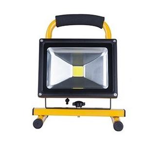 China 30W Portable LED flood light  lithum battery  rechargeable outdoor emergency Led lighting supplier
