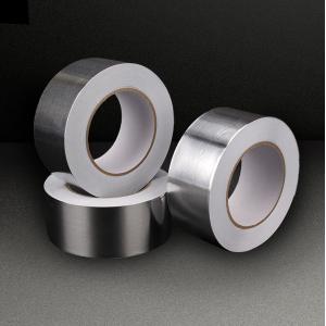 Utility Grade Aluminum Foil Adhesive Tape 25um Synthetic Rubber Resin Silicone Release Paper Excellent Vapor Barrier