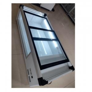 China commercial Seafood Display Freezer Glass Door Refrigerated Table Top Display Case supplier