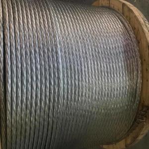 China 7x2.64mm (5/16)High Strength Galvanized Aircraft Grade Wire Rope For For Pre - Or Post - Tensioning supplier