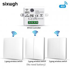 2.4GHz Wireless Remote Control Switch PC ABS Durable Lightweight Homekit Usb Switch