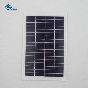 China 5W 18V Aluminum high efficient solar panel ZW-5W-18V Residential solar panel battery charger supplier