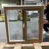 China UPVC Sliding Windows Woodgrain / White Two-Tone Customizable Colors & Sizes Built-in Screen OEM Manufacturer wholesale