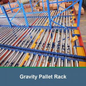 China Gravity Pallet Flow Racks Gravity Racking Warehouse Storage Racking Gravity Rack supplier