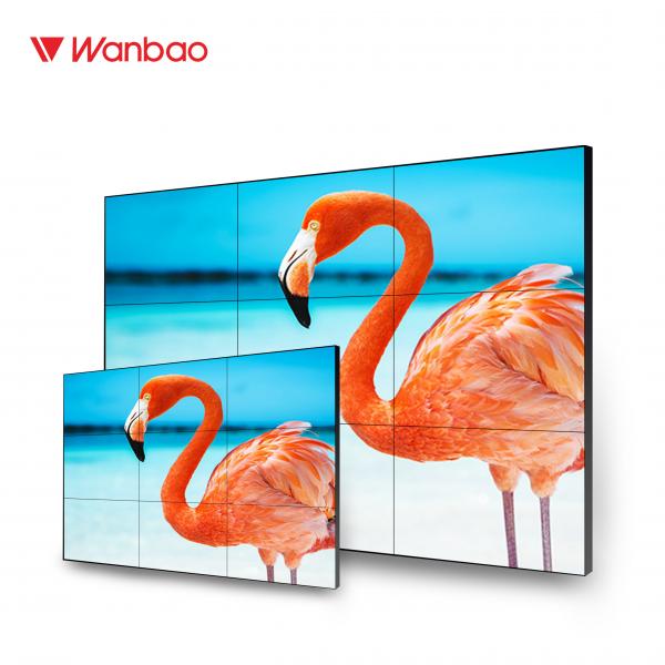 1080P TV LCD Video Wall Panels Solution 55 Inch Super Narrow Bezel LED