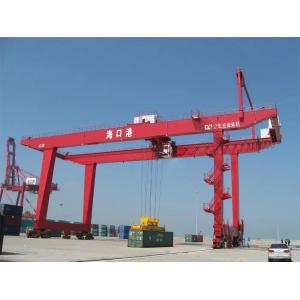 50/ 10 Ton Lifting Container 20' 40' RMG Rail Mounted Container Gantry Crane