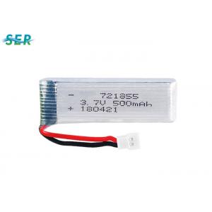 China Intelligent RC Clipo Battery Pack 20C 721855 3.7 Volt 500mAh Pollution Free supplier