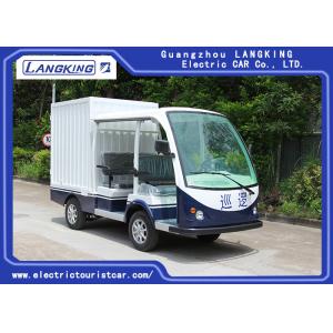 Balck Seats Electric Freight Car / Electric Truck Van with cargo loading 450KGS Max.Speed 28km/H