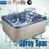 China European style portable acrylic shell massage outdoor backyard hot tub thermostat spa wholesale