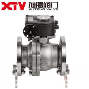 China US Electric/Pneumatic Flanged Floating/Fixed Ball Valve with Net Torque 7n.M-1250n.M supplier