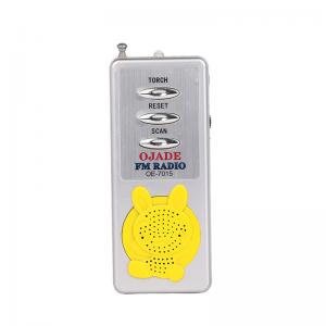 Cute Rabbit Handheld Radio Player FM88 Pocket Radio 22mm With Earphones