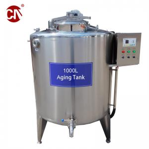 China Small Ice Cream Plant Production Ageing Vat with 500L Capacity and Customized Design supplier