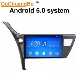Ouchuangbo car radio stereo android 6.0 for Toyota Corolla 2017 with USB wifi 3g 1080P