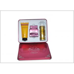 China 24k Deoのスプレー/Parfum/シャワーが付いている純粋なピンクの香水のギフト セットはゼリー状になります supplier