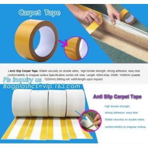 Removed easily acrylic double sided cloth carpet tape,Strongest double sided carpet tape heavy duty rug gripper tapes fo