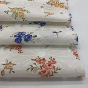 China Weave Cotton Embroidery Fabric For Garment Home Textile M04-LK022 supplier