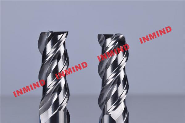 Dia 1 - 20 mm Milling Bits For Aluminum , Highly Polished End Mill Drill Bits