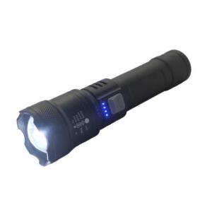 High Bright Rechargeable Plastic Torch Used As Powerbank LED 230 Lumens Max.