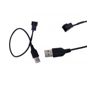 USB To 3 Pin 2464 22 AWG Overmolded USB To 3 Pin Cable