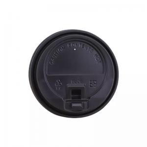 OEM ODM Take Away Paper Cup Lids Eco Friendly For Hot Drink Cups