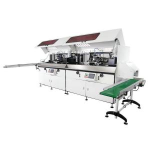 China OMRON PLC 70pcs/Min Screen Printing Press Equipment UV Silk Screen Printing Machine supplier