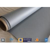 China SGS Approved 510g Silicone Coated Fiberglass Fabric 18oz 0.45mm Silicone Sheet on sale
