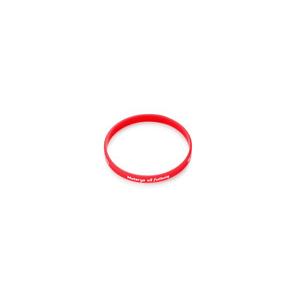 202*6*2mm tiny style ink filled adult red promotional wrist bands