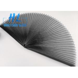 80 Gsm Polyester Pleated Mesh Folding Window Screen For Sliding Window And Doors