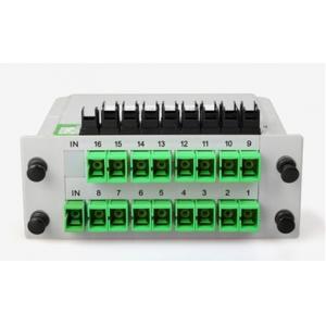 China High Performance Fiber Optic Splitter 1x16 Plc Splitter Module Excellent Mechanical Stability supplier