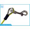 Color Plastic Coated Pet Tie Out Cable Steel Wire Rope Dog Chain With Carabiner